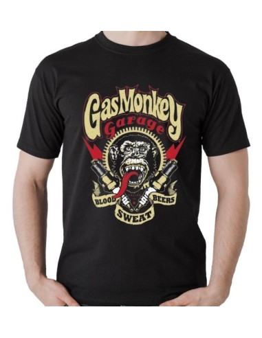 CAMISETA GAS MONKEY HORIZONTAL