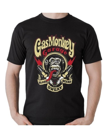 CAMISETA GAS MONKEY HORIZONTAL